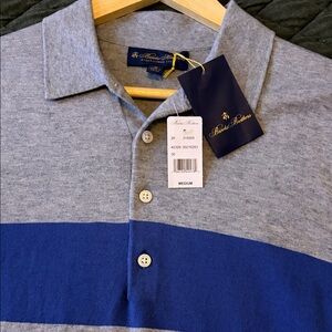 Brooks Brothers Polo in Gray and Blue